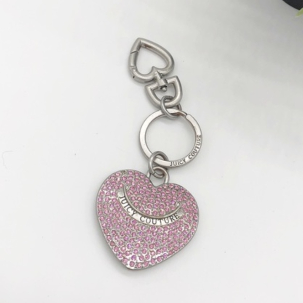 ISO!!! silver and pink juicy keychain